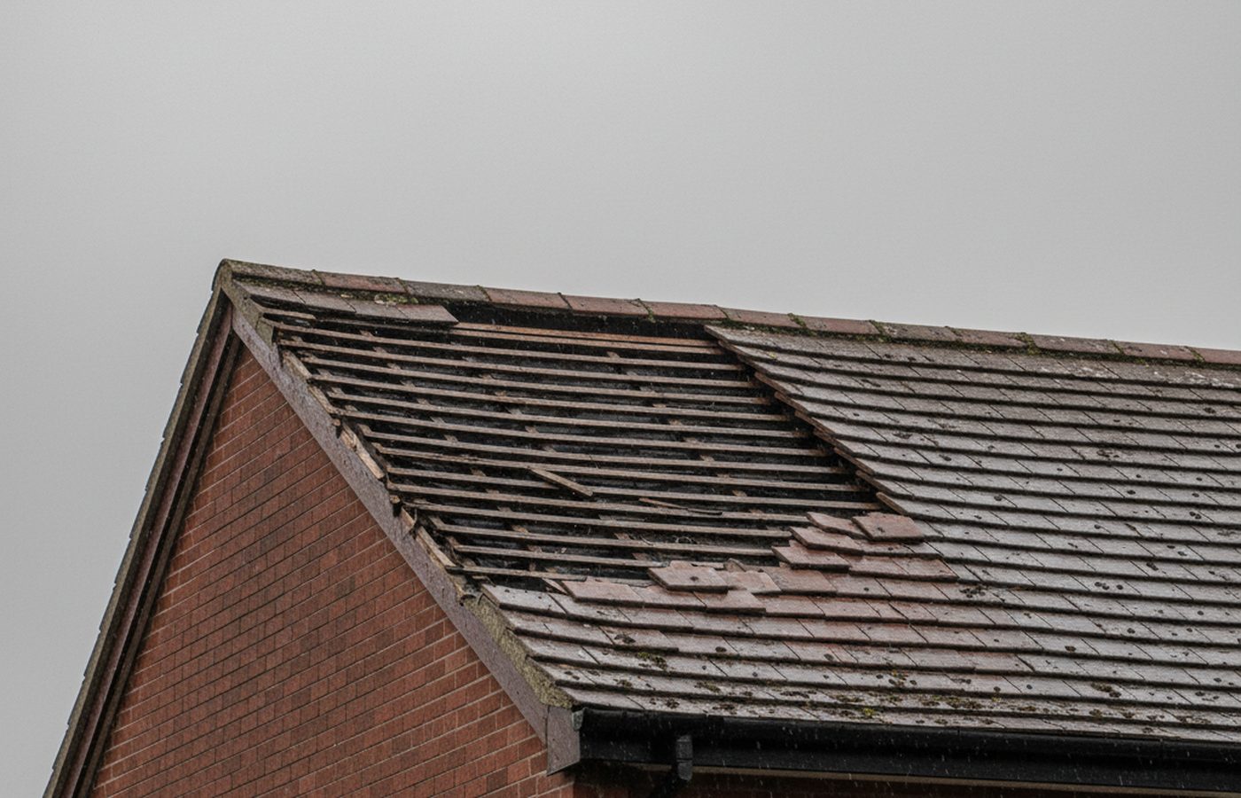 Storm damage by J.C Mayer Roofing in Sutton Coldfield